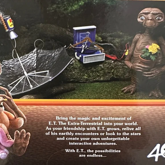 ET 40th Anniversary Collectible Toy - LIGHTS UP - Deluxe Edition